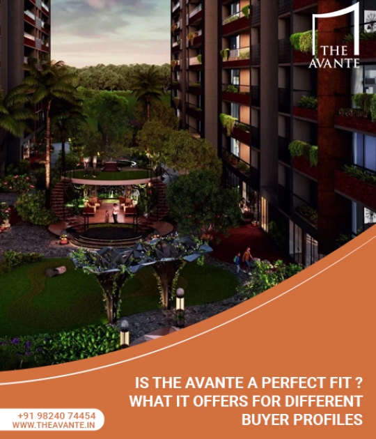 Is the Avante a perfect fit? What it offers for different buyer profiles 2bhk 3bhk 4bhk luxurious premium flats apartments buy sargasan kudasan raysan gift city gandhinagar ahmedabad